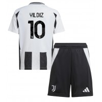 Dječji Nogometni Dres Juventus Kenan Yildiz #10 Domaci 2024-25 Kratak Rukav (+ Kratke hlače)